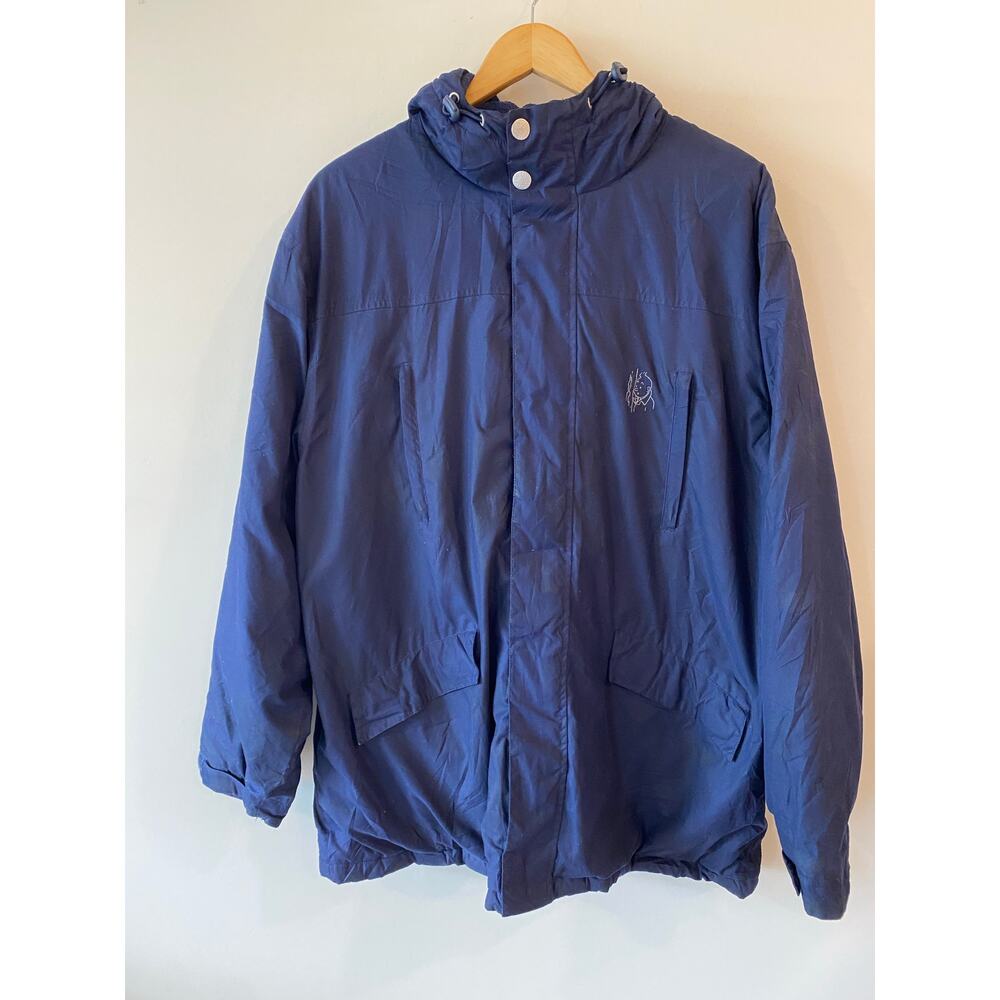 Tintin RARE Tintin Men’s Navy Anorak Coat Herge/Moulinsart